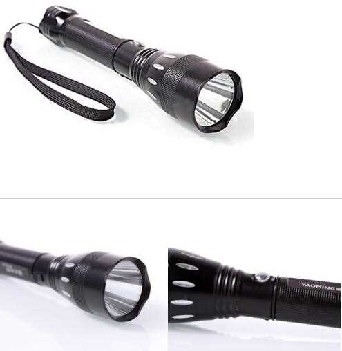factory customize high power 3W more than 1000m long range rechargeable led torch light emergency flashlight