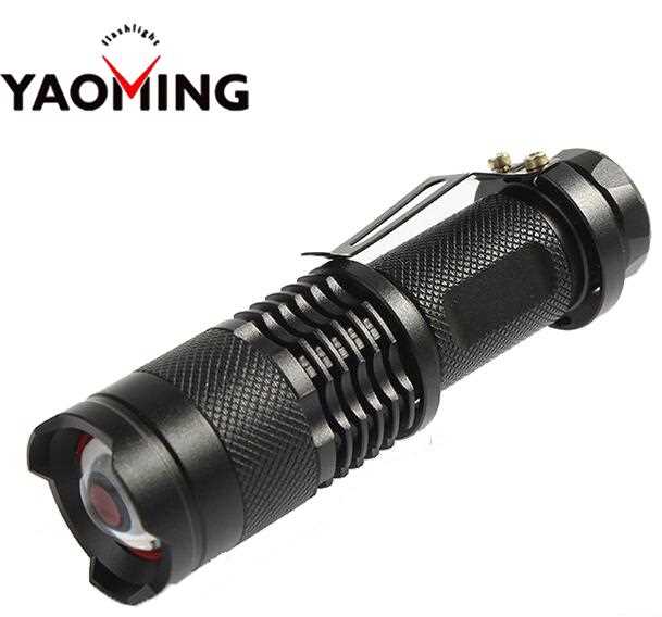 YM-8591 Emergency Aluminium Tactical UV Hunting Torch Light 14500 LED Rechargable Torch Light