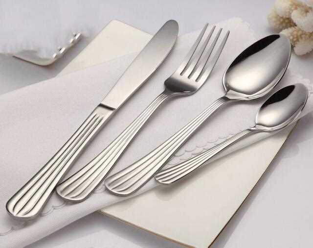 Easy Cleaning And Washing Stainless Steel Cutlery