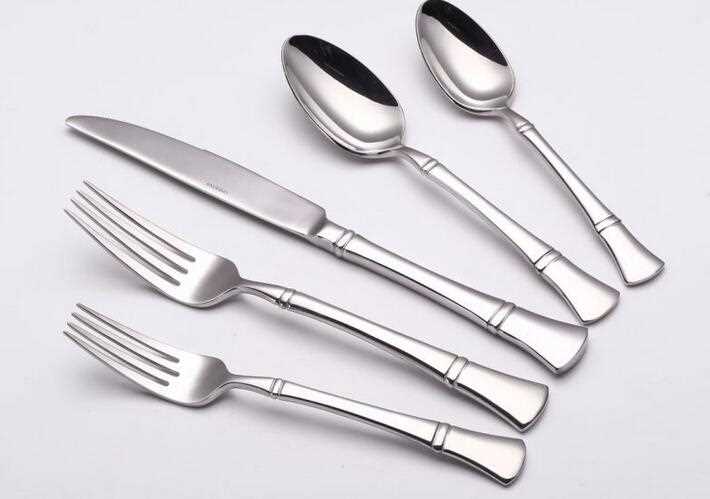 Eco-Friendly Stainless Steel Cutlery With Simple Handle