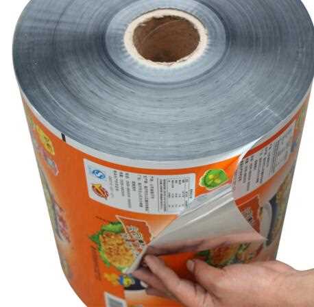 Heat seal plastic food packaging film roll