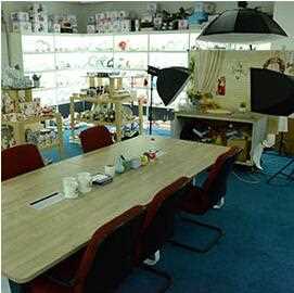 8'' Oven Solid Color Ceramic Round Plate With Dot