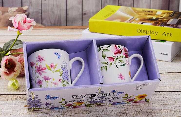 Manufacturer Luxury Design Ceramic Tea Mug Sets