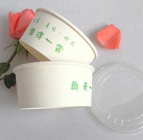 Custom logo 16oz soup white paper bowl/cup