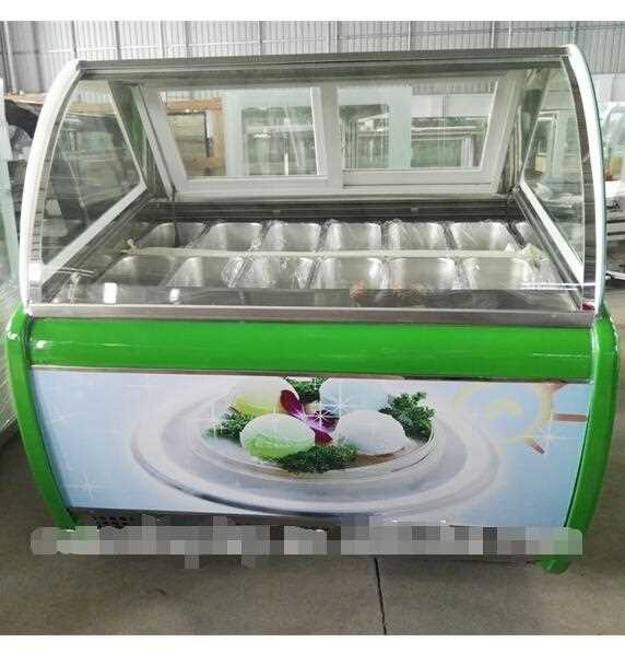 Commercial 12 Pcs GN 1/3 Pan Ice Cream Display Freezers With Factory Price