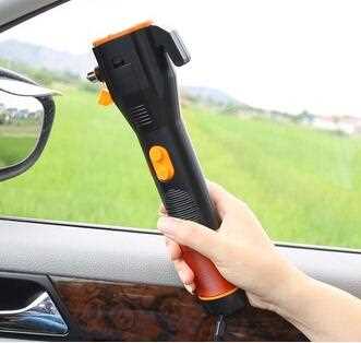 Car Emergency Escape Hammer power generate swing emergency flashlight suppliers