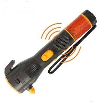 China manufacturer high quality rechargeable emergency flashlight with Compass