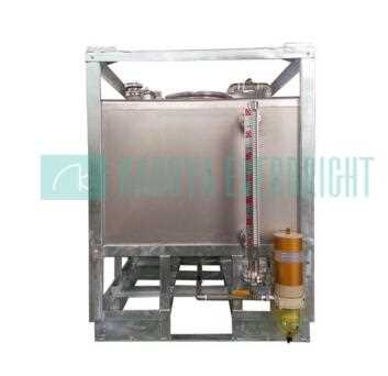  1000L stainless steel diesel fuel storage tank