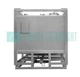 Stainless steel chemical ibc totes with frame