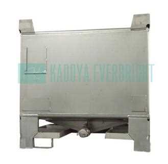 1000L UN31A certified stainless steel rectangular chemical ibc container