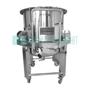 Customize 200L stainless steel round pharmaceutical/sanitary tanks with weighing