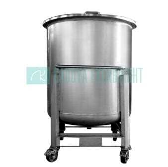 800L stainless steel removable open top IBC tank