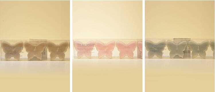 Butterfly Shaped Scented Tealight Candle Whosale