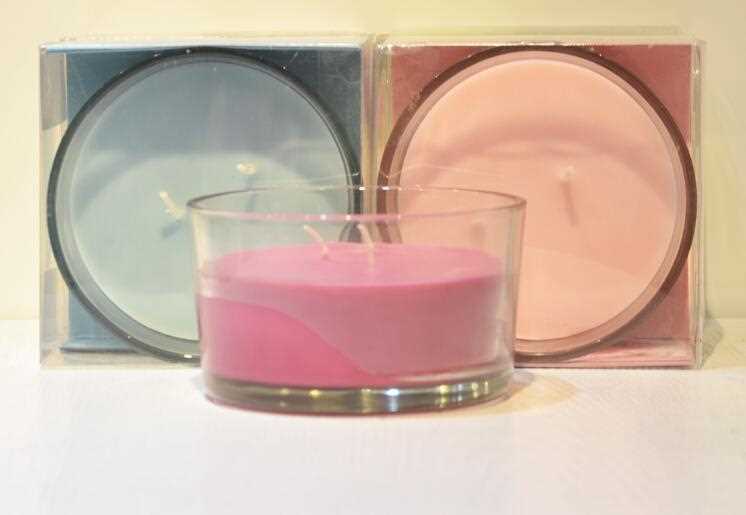 Luxury  Custom Color Glass Jar Candle