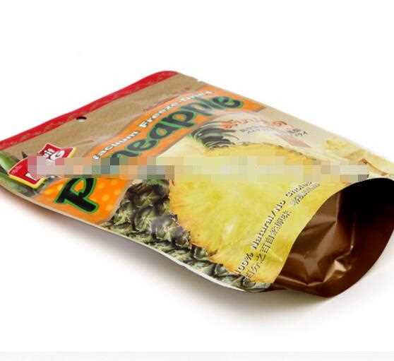 recycle customized design candy packaging bag zipper sealing