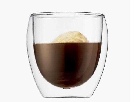 High brosilicate double walled glasses