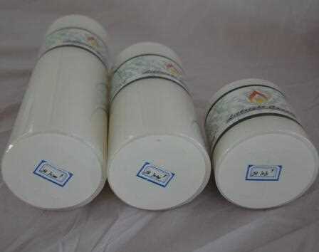 Smokeless church votive pillar candle