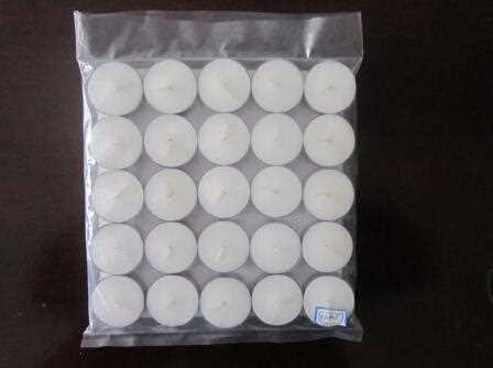 Manufacturer white unscent tealight candle wholesale