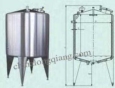 Three Layer Cooling Heating Tank  Hit count 974