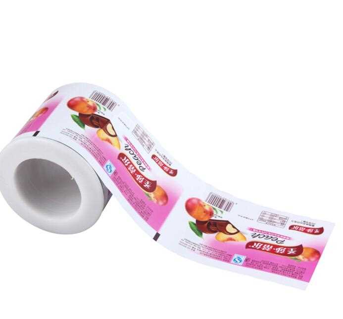 flexible printed laminating food grade cookie packaging plastic roll film