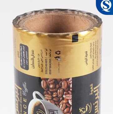 Custom printing heat sealing coffee powder food medicine transparent packaging plastic roll film