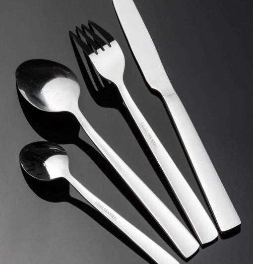 Modern Design Square Handle Inox Cutelry Set