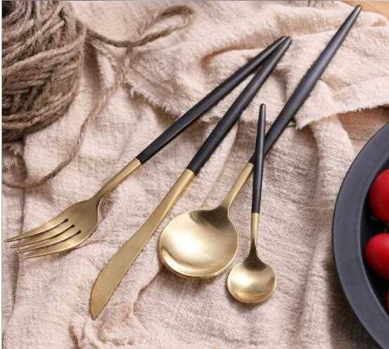 High Polish Coloured Handle Cutlery