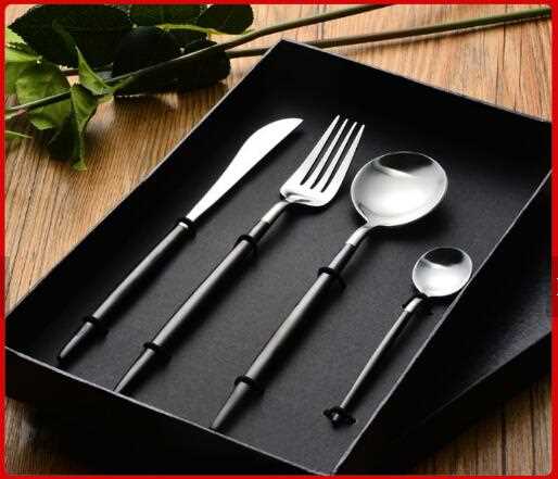 Luxury 4 pcs Christmas Gift Cutlery  Set