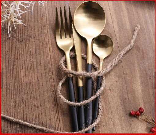 Luxury 4 pcs Christmas Gift Cutlery  Set