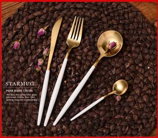 Luxury 4 pcs Christmas Gift Cutlery  Set