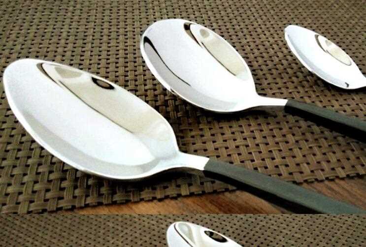 Stainless Streel Cutlery With Black Handle