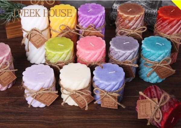 Long Burning Time Round 3 Inch Tall Pillars Candle