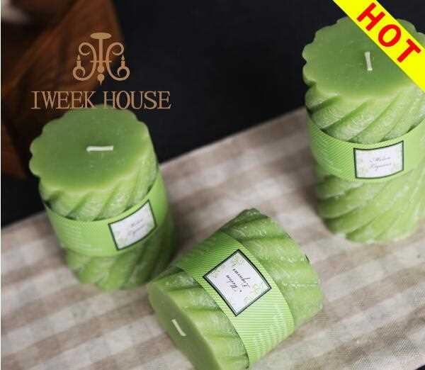 Long Burning Time Round 3 Inch Tall Pillars Candle