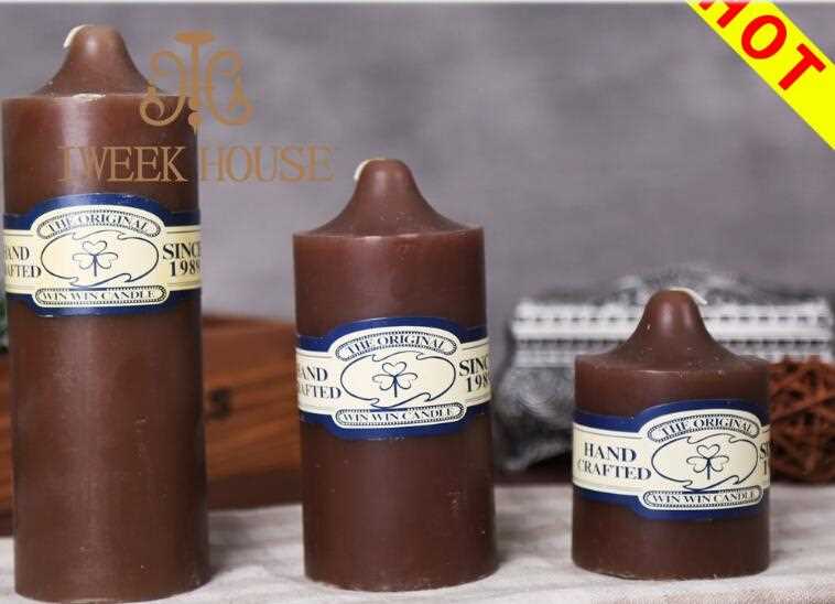 Paraffin Wax White Pray Church Pillar Candles