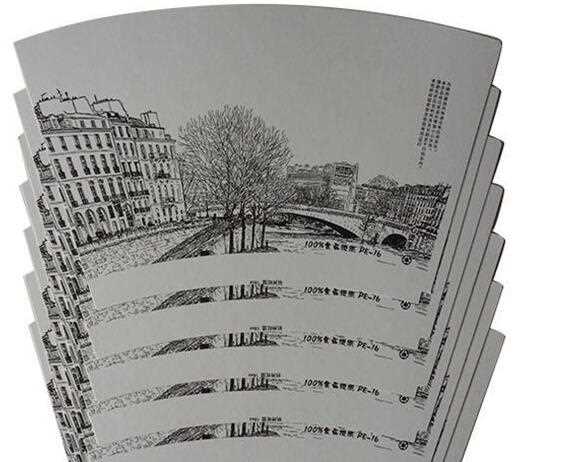 2015 New Products Flexo Printing Bottom Price Paper Ice Cream Cup Fan