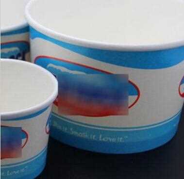 pet lid for 6 oz 5 pe coated design biodegradable ice cream paper cup with lids