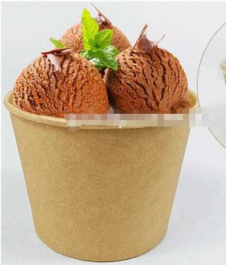 Disposable ice cream cups customized design for icecream paper cup printable