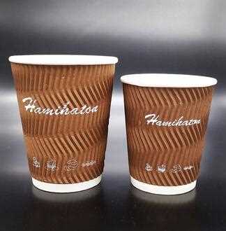 ACP5023 Corrugated sleeve ripple wall paper cup for drink