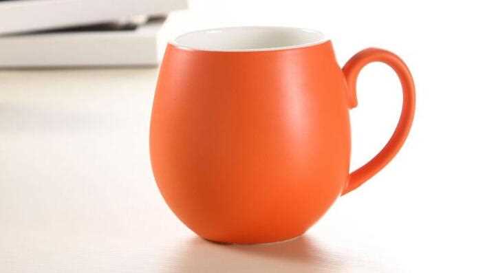 380ml Matt Color Glaze Finished Ceramic Mugs