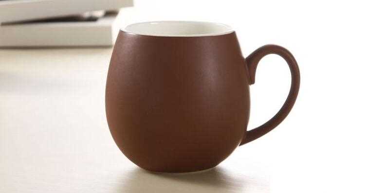 380ml Matt Color Glaze Finished Ceramic Mugs