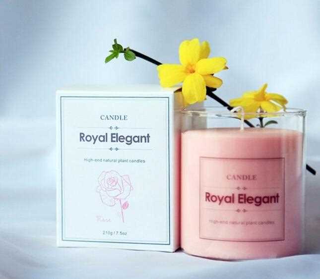 High quality scented jar glass candle