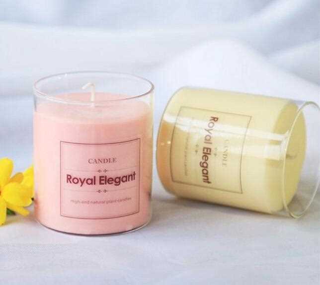 High quality scented jar glass candle