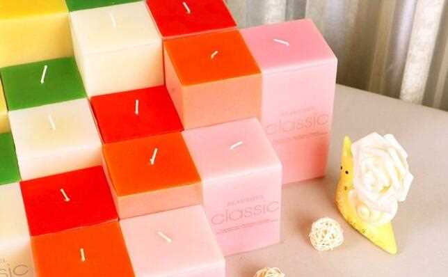 Fast Shipment Square Paraffin Wax  Pillar Candle