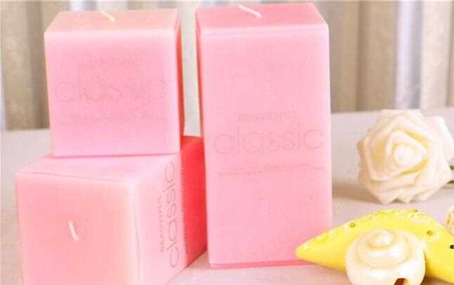 Fast Shipment Square Paraffin Wax  Pillar Candle