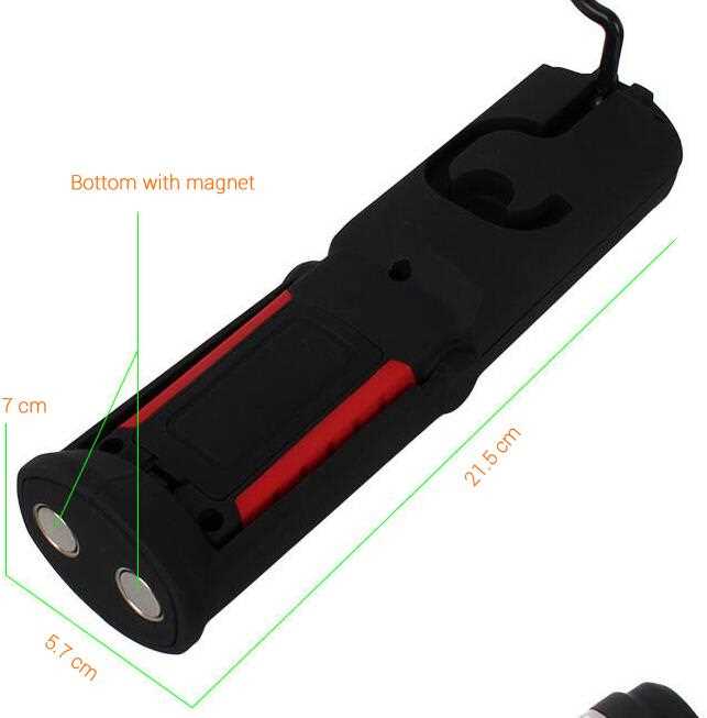 USB Rechargeable Led Work Light Emergency Flashlights Hanging Magnetic Work Lamp for Car Repair