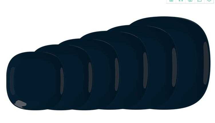 Square With Curved Edge Ceramic Dinner Plates