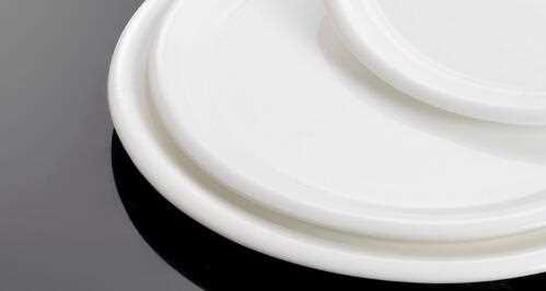 High Quality Plain White Ceramic Pizza Plates 