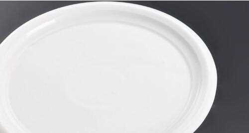 High Quality Plain White Ceramic Pizza Plates 
