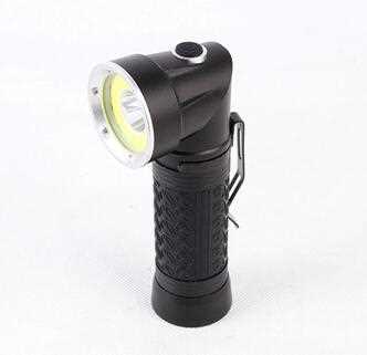 High Quality Wholesale Custom Cheap cob emergency flashlight aluminum clip on work with good quality