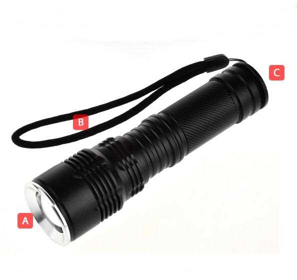 Ultra bright and zoomable 800Lumen tactical emergency OEM/ODM aluminum led flashlight